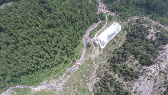  Vue d ensemble au pied de la Pisse
